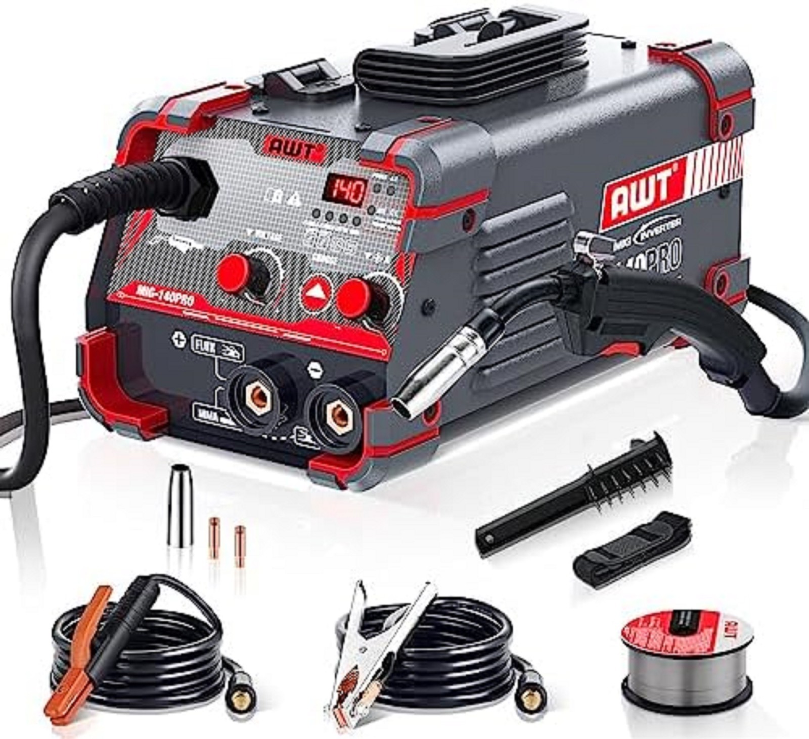 3 In 1 MIG Welder FLUX MIG/ARC/LIFT TIG 140A Multi 110V Welding Machine 110V