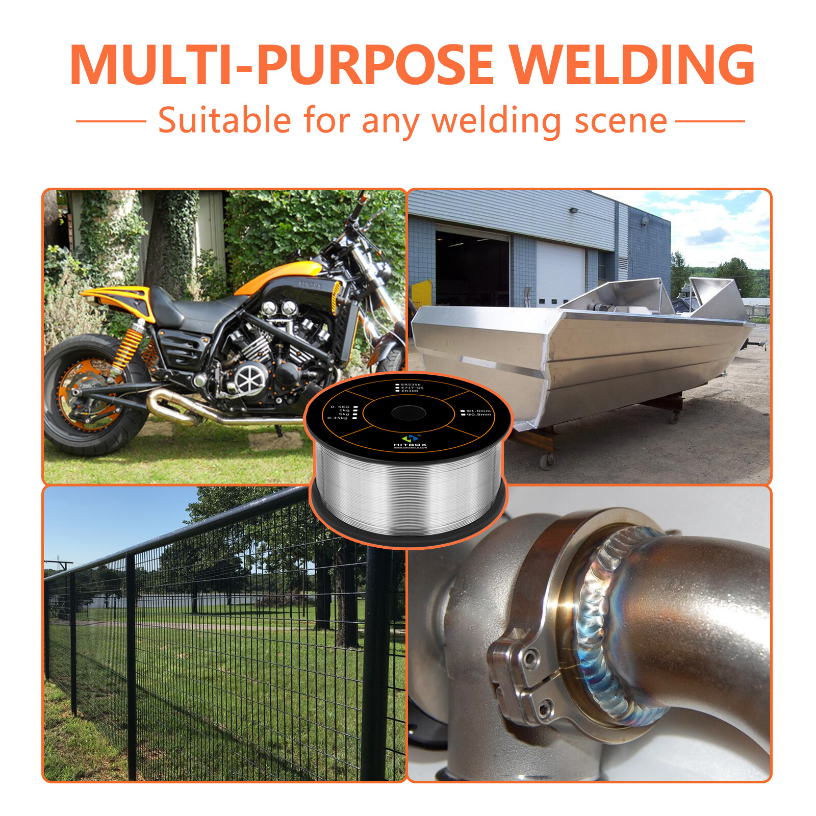 E71T-GS Welding Wire Flux Cored Welder Wire 0.9mm 10lb For MIG Gasless Welding~
