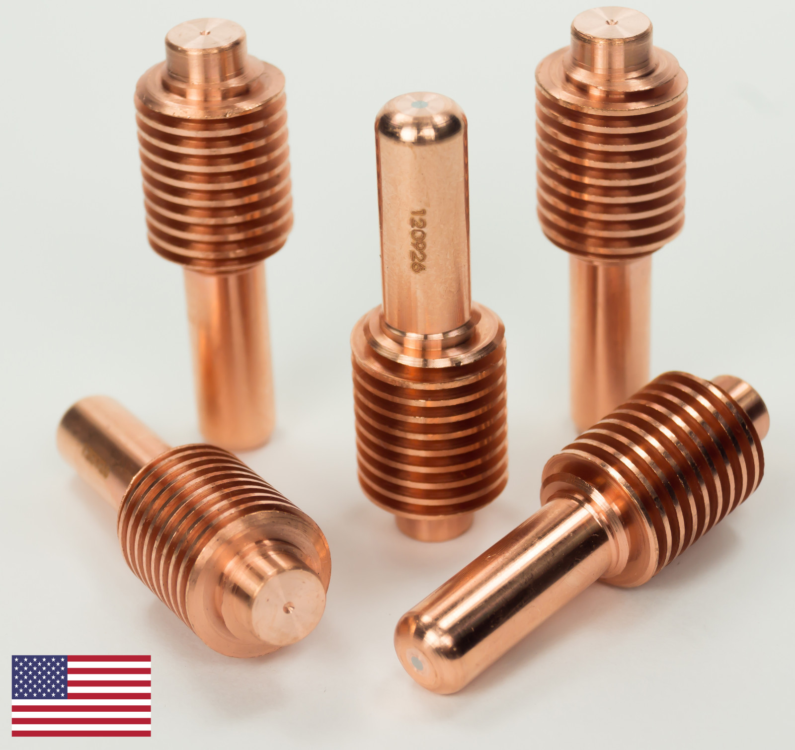 5 Pcs 120926 Fits Hypertherm® Powermax® 1000/1250/1650 Aftermarket Electrode