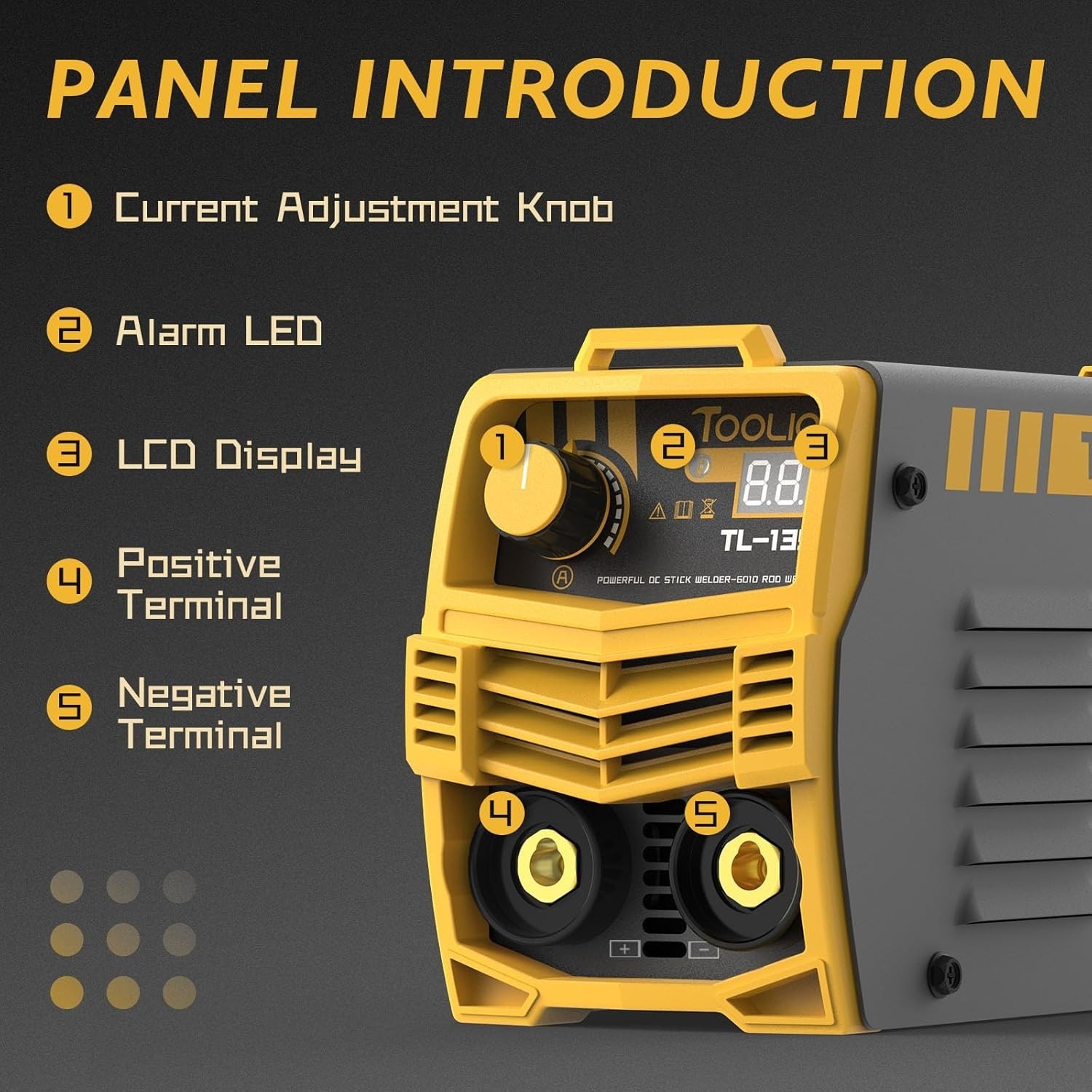 135A DC Inverter Welder – Portable, User-Friendly with Safety Features Included