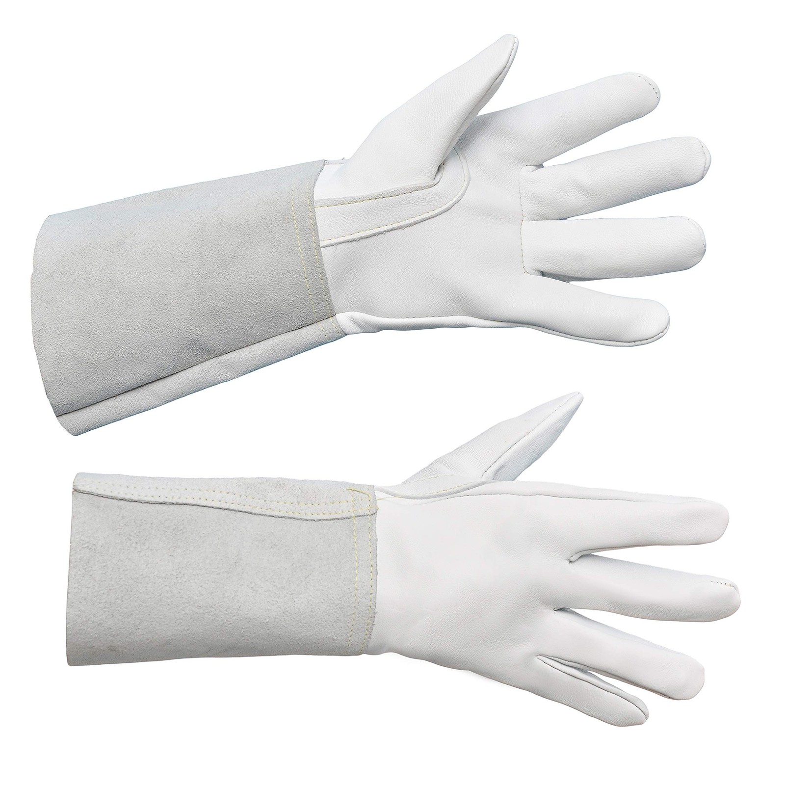 ABTW Welders Gloves – Premium Goatskin Leather with Cuff, Suitable for TIG/MI…