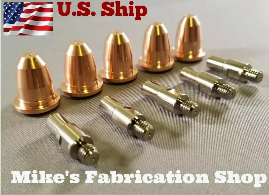 10 piece S45 electrodes and nozzles for Vipercut Razorweld 0.8 cutting tip