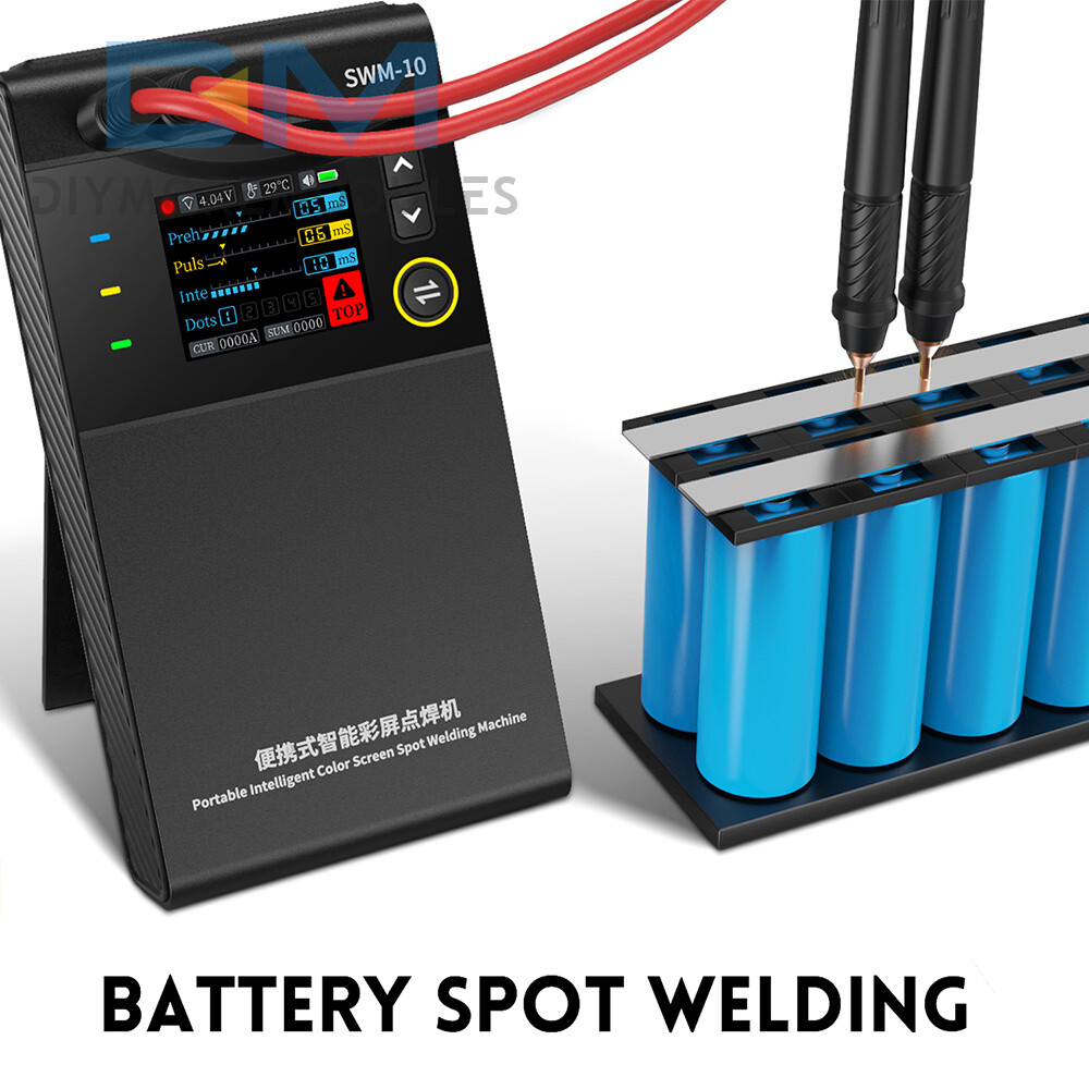FNIRSI SWM-10 Battery Spot Welding Machine LCD Screen 5000mAh Adjustable Gear