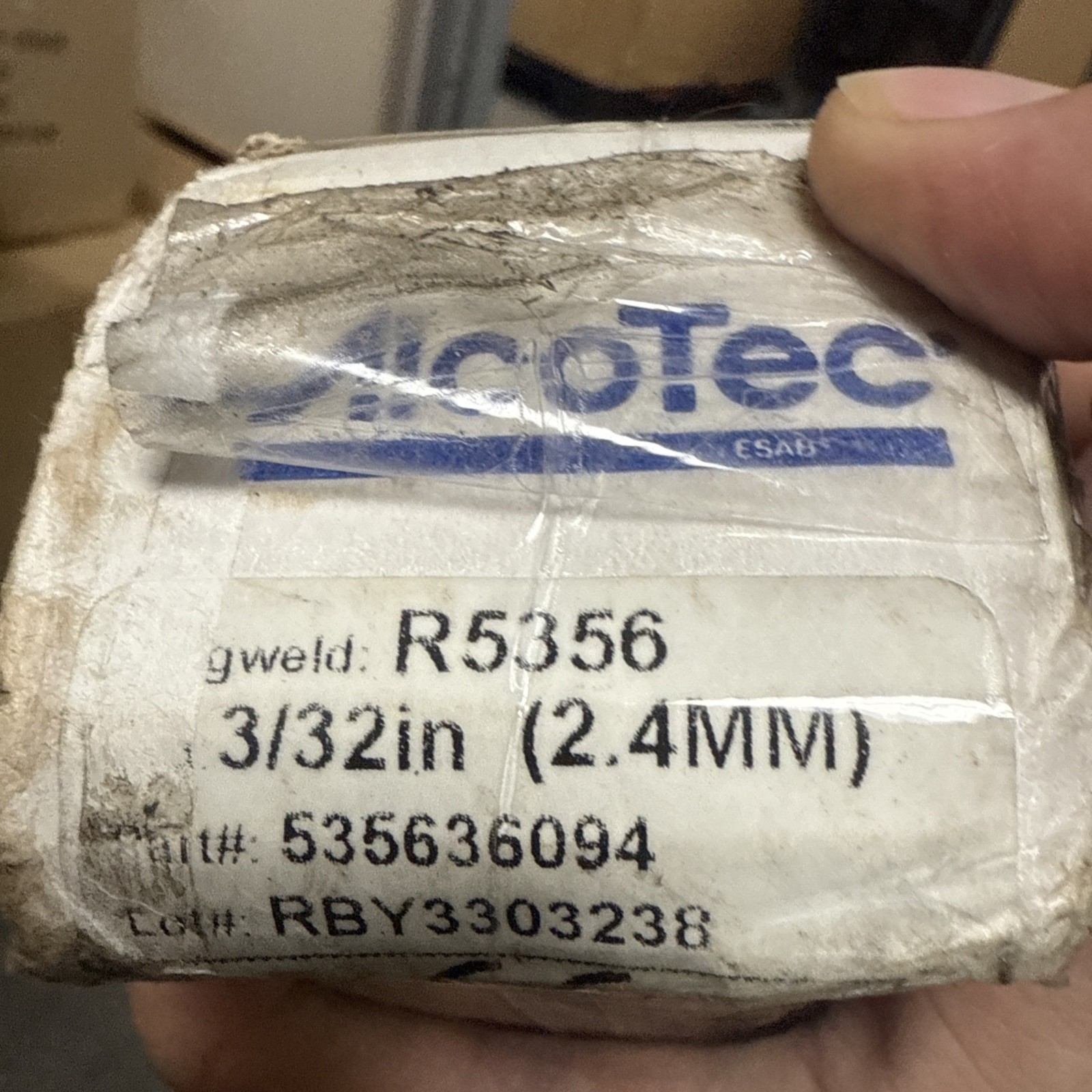 Qty =10lbs: Alcotec R5356 TIG Rod – 3/32 in – 36 in 535636094