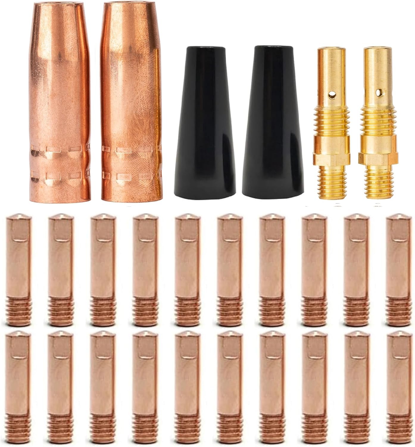 26PK KP1939-1 Nozzle 21-50 Diffusers 35-50 + 11-30 Contact tip kits for Lincoln