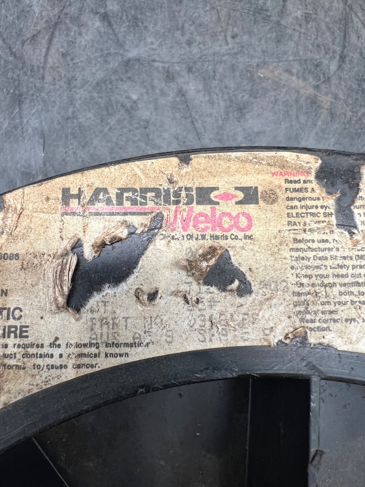 Harris Welco-Matic Welding Wire Spool Aluminum Alloy 39400 718 Heat 97097 1/16″