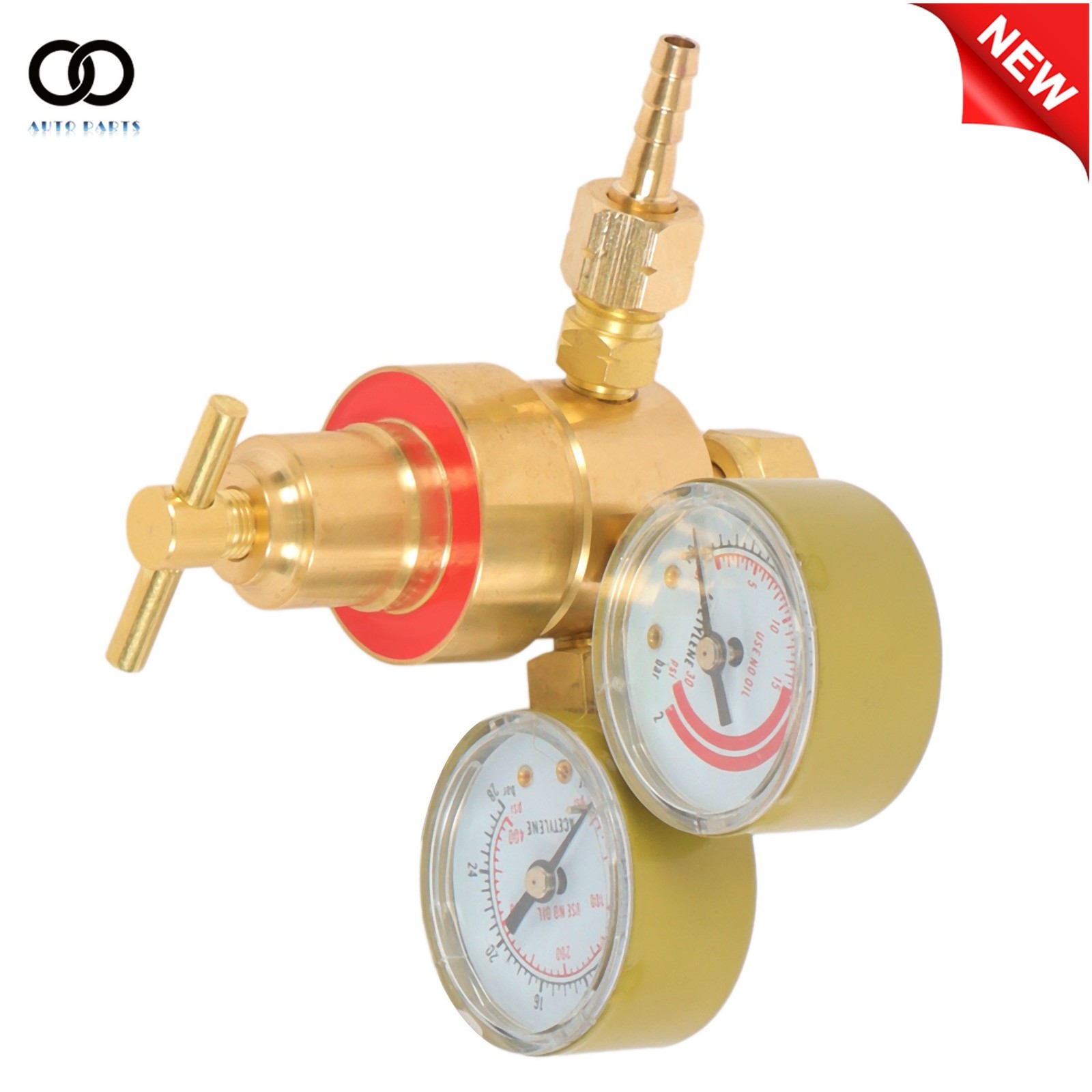 2″ Dual Gauge Acetylene CGA200 Regulator 0-30PSI Outlet for Victor Torch Cutting