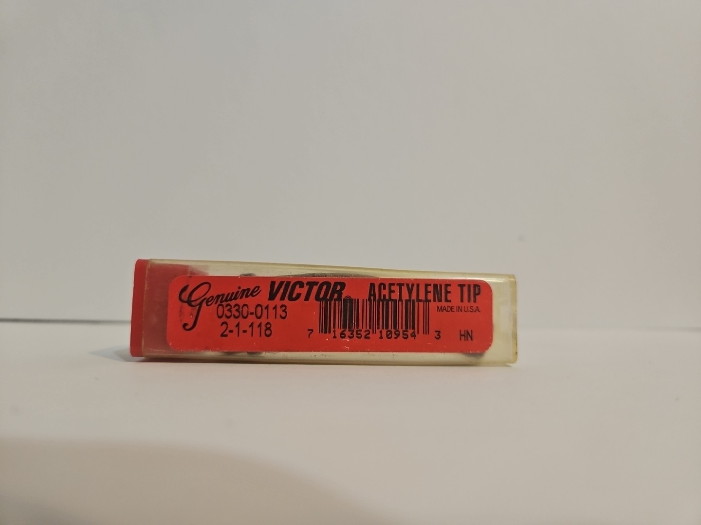 Genuine Victor Acetylene Tip 0330-0113 2-1-118 New Open Box Condition