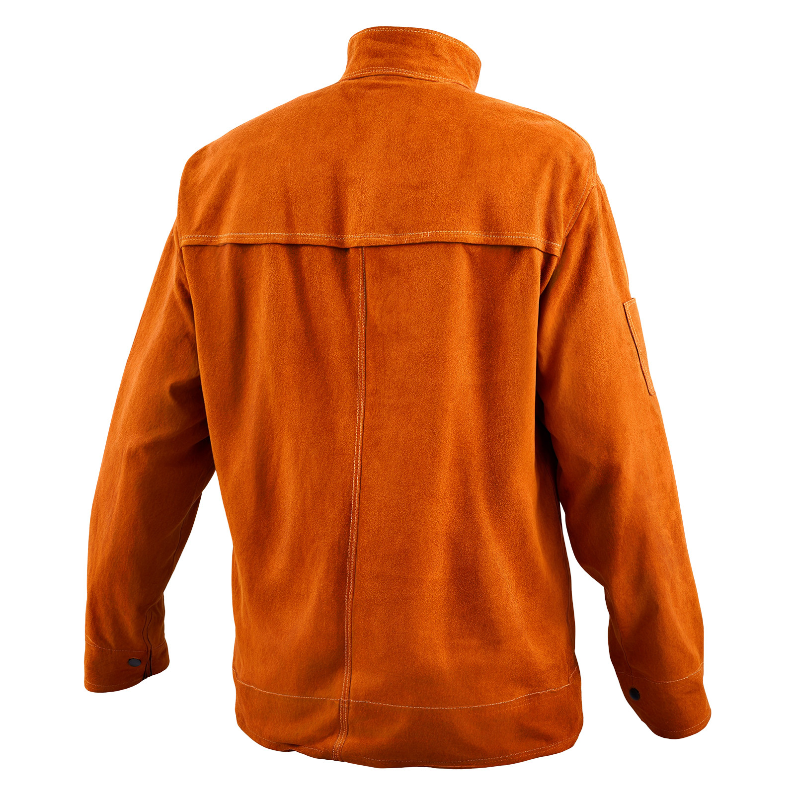 VEVOR Flame-Resistant Welding Jacket Heavy Duty Leather Safety Jacket XXL