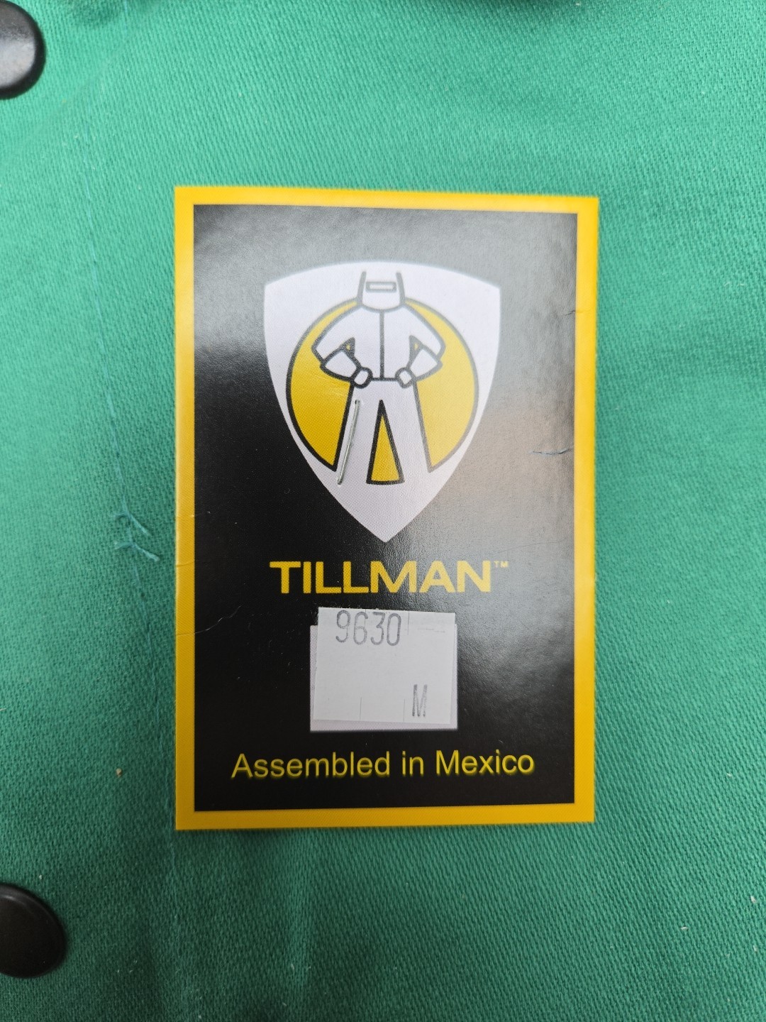 Tillman 9630 FR Welding Jacket Size Medium Flame Resistant Long Sleeve New