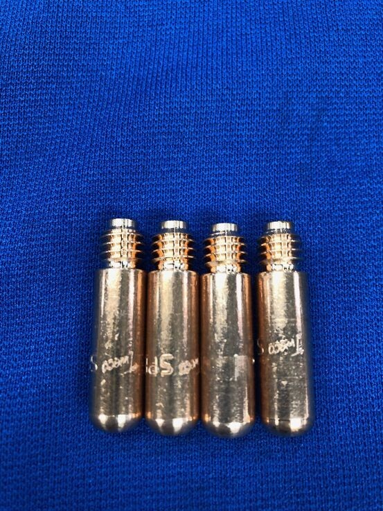 (4) Tweco Special made Contact Tips Toughgun tip .052 coarse thread