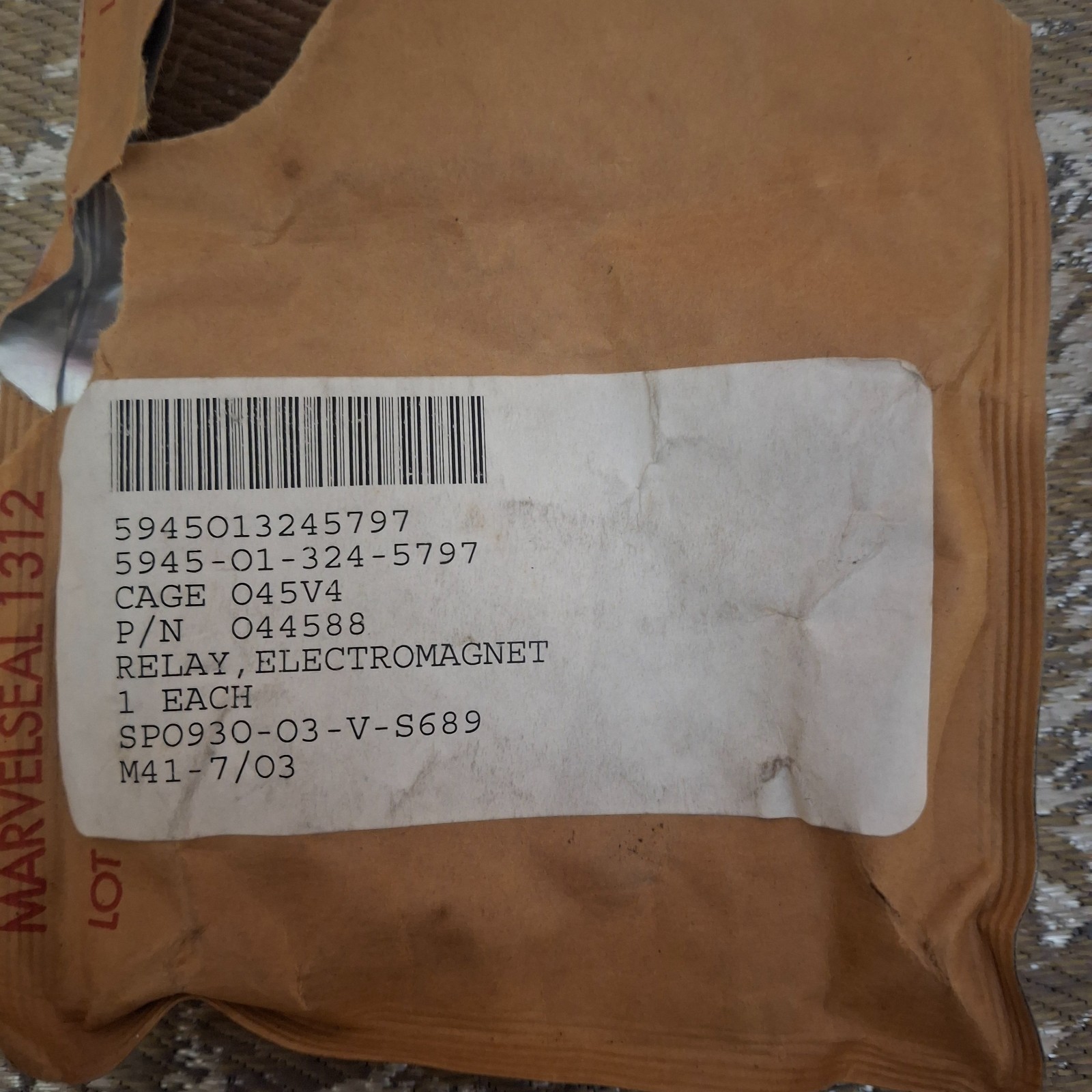Genuine Miller 044588 Enclosed Relay 11 Pin 12V DC 3PDT 10A 120VAC Deltrol