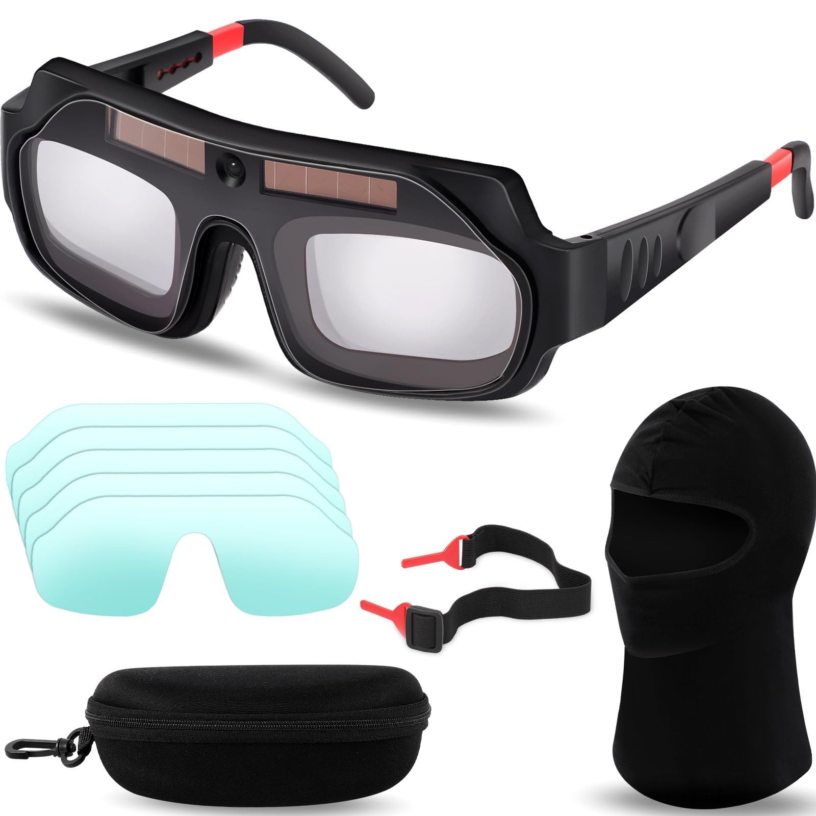 Auto Darkening Welding Goggles Solar Welder Glasses With Replacement Lenses