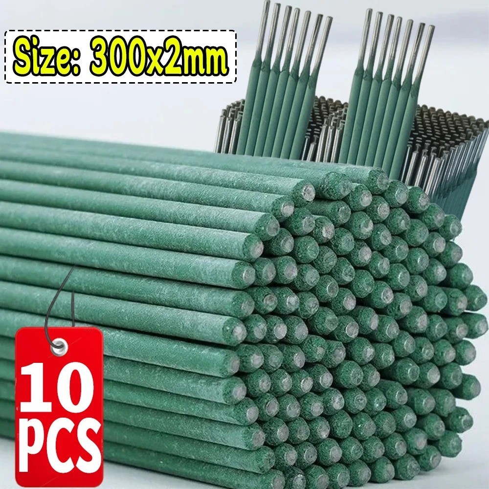 Green Welding Rods Electric Welding Solder Low Melting Point Coated Electrodes