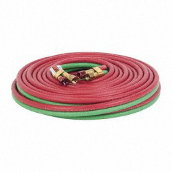 Weldcote 38TX50 Twin Hose Grade T 3/8 X 50′ BB Fittings