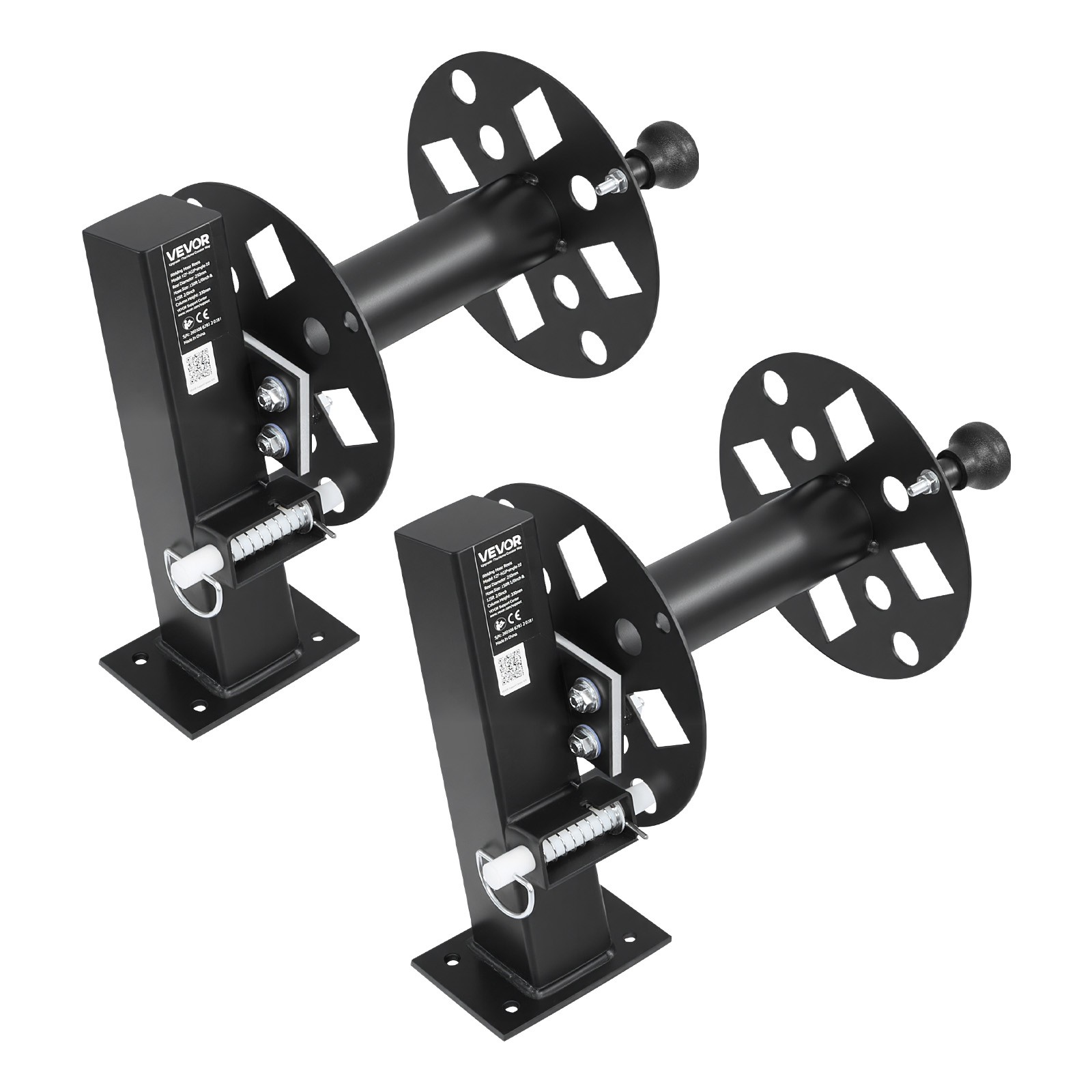 VEVOR 2PCS Heavy Duty Welding Cable Reels Fits 150FT 1/0 & 125FT 2/0 Cable