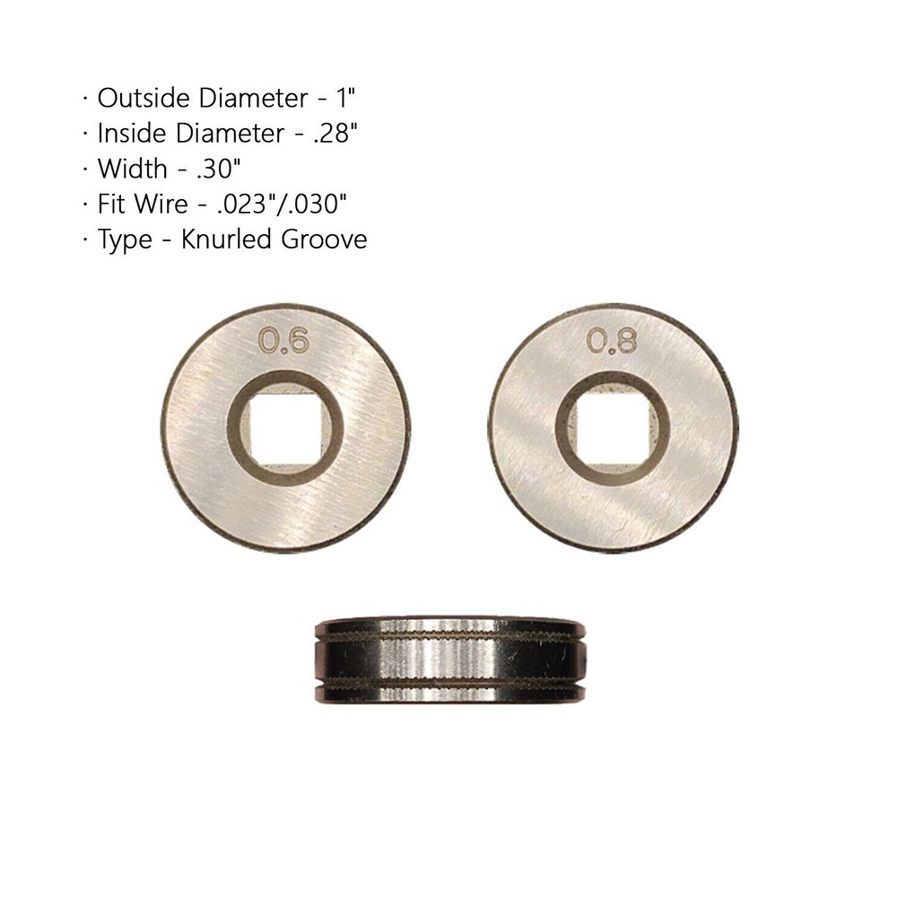 Drive Roll 023 030 035 045 Knurled V U Groove Wire Feed For MIG Welders Parts 1x