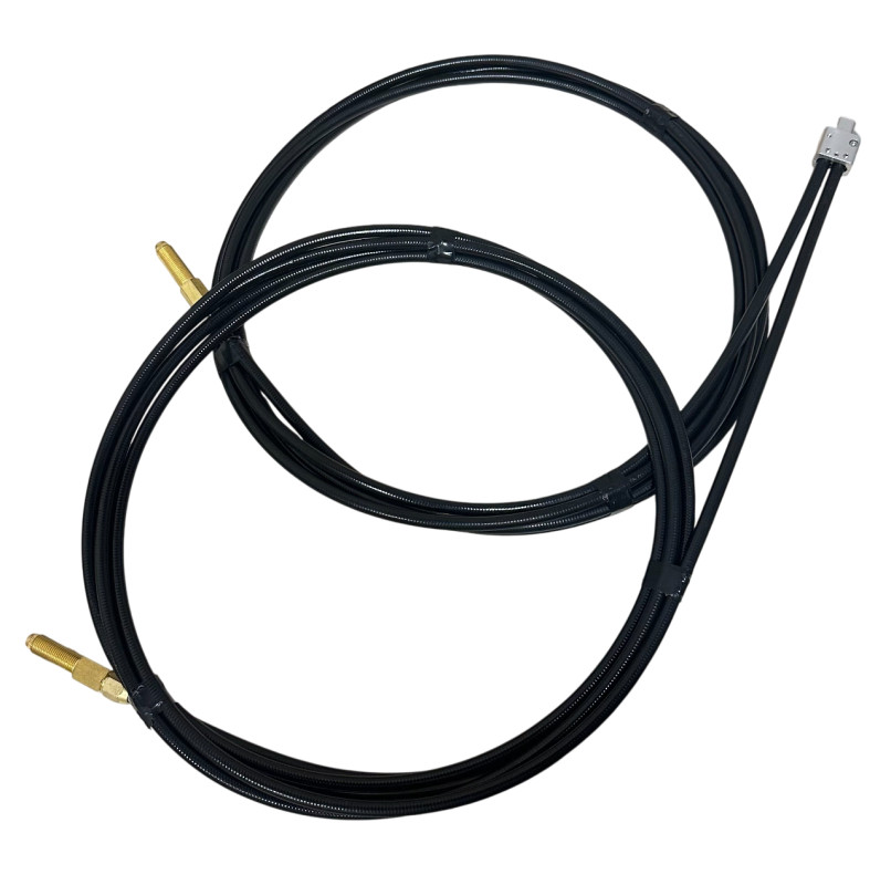 Aluminum Dual Wire Feed Liner 15 ft. for Laser Welding Machines