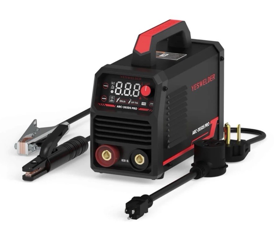 Lightweight 205Amp MMA Welder: Safe, Powerful & Easy-to-Operate with LED Display