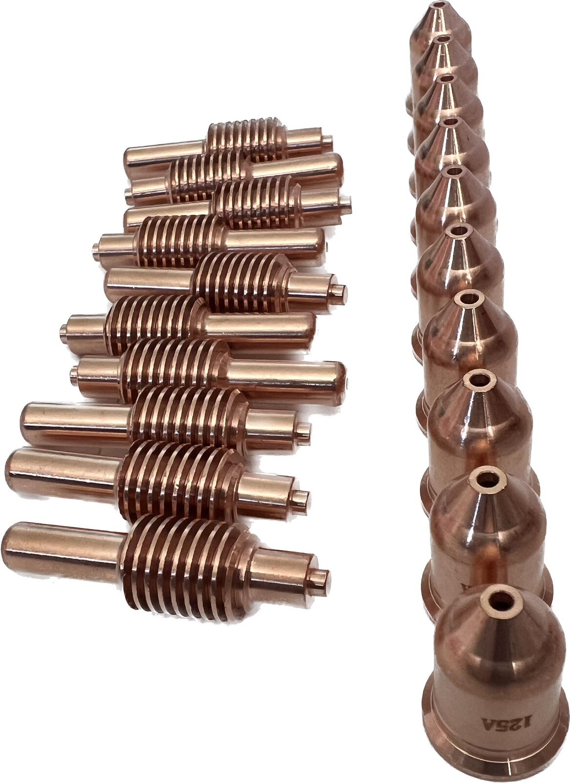 PE125C PE85C Plasma Cut Consumables Tips Size 45-85A (0.9-1.3) 64pcs