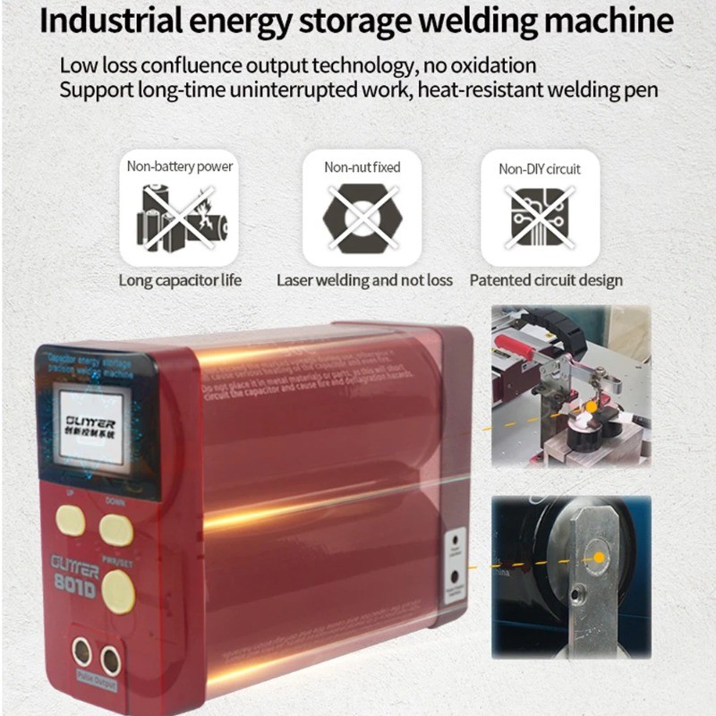801D Butt Welding Capacitor Storage Battery Spot Welder