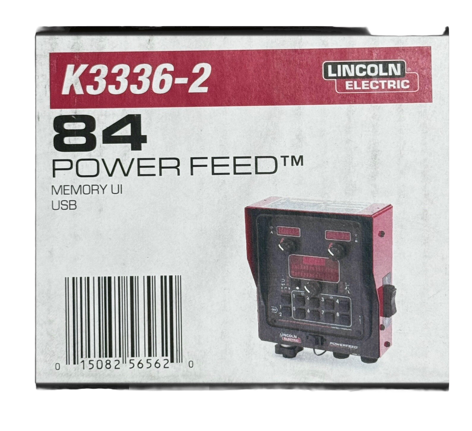 Open Box-NEW. Lincoln POWER FEED 84 SINGLE OR DUAL CONTROL BOX, U/I, K3336-2.
