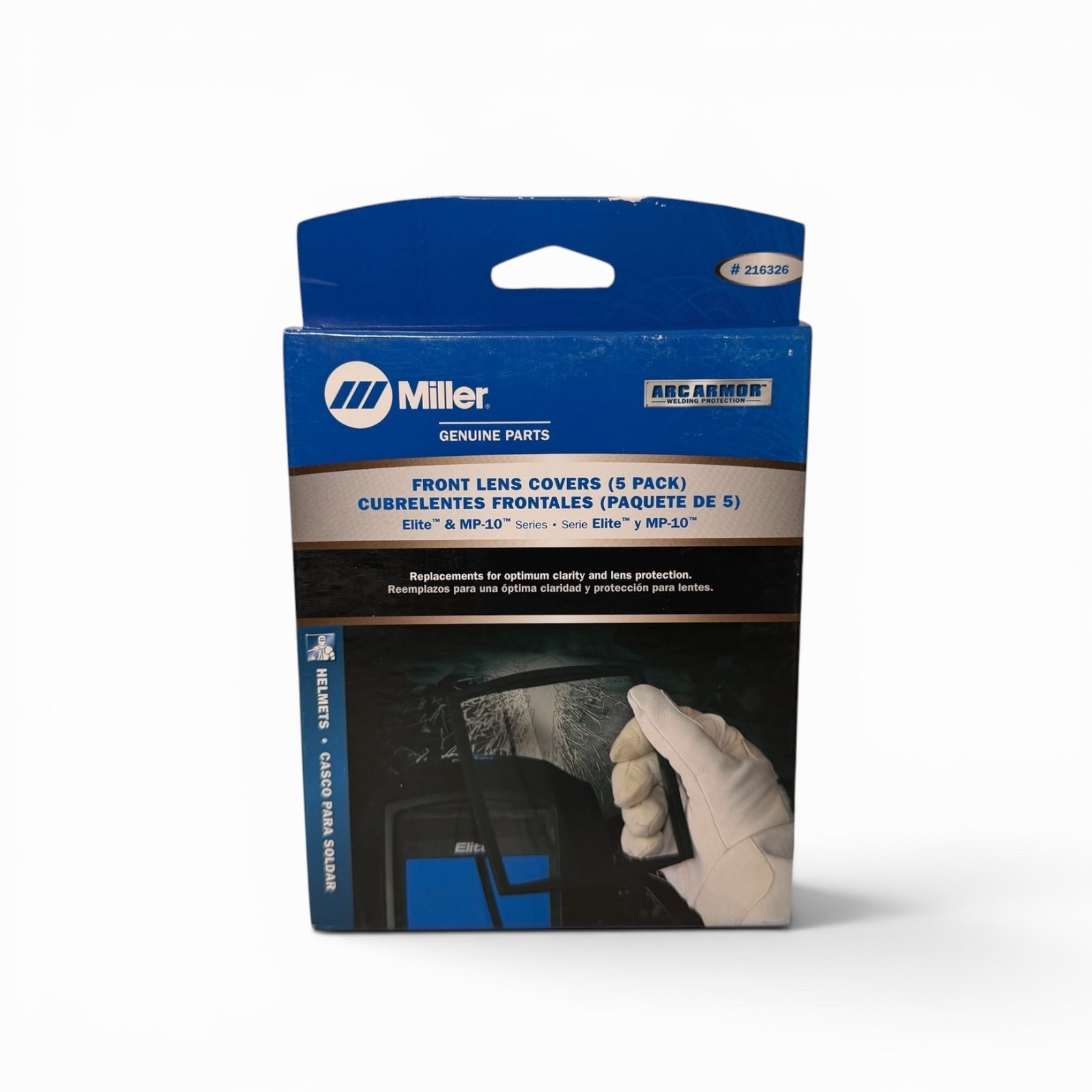 Miller 216326 Welding Helmet Replacement Outside Safety Lens Plate