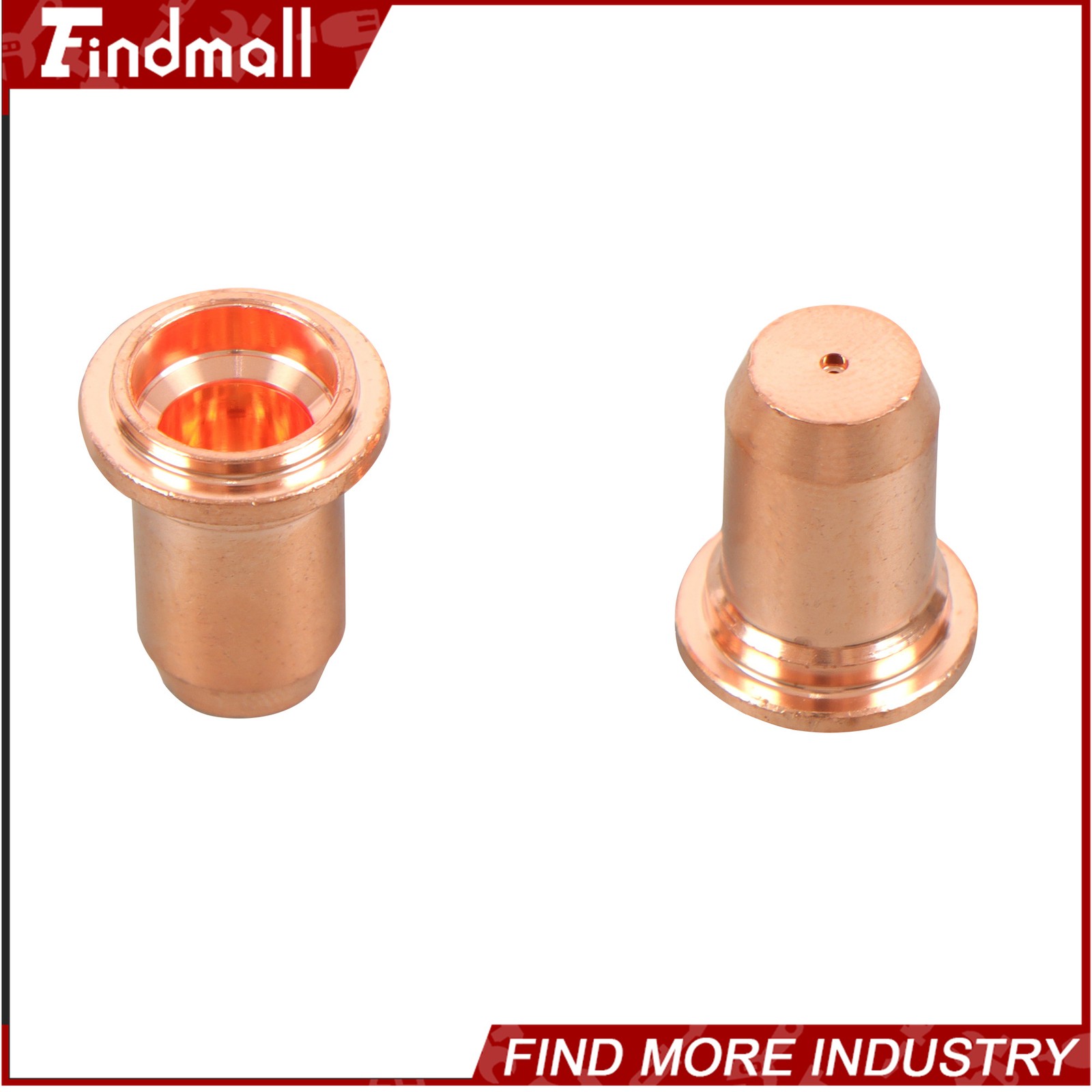 Findmall IPT-60 PT-60 PT40 Plasma Cutting Torch Tip Electrode Shield Cap 45 Pcs