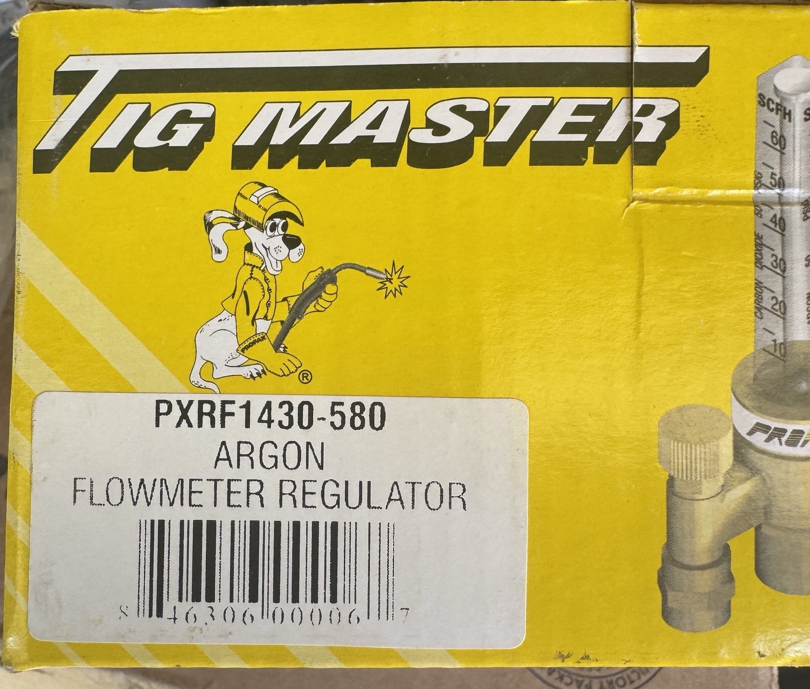 Profax Regulator/Flowmeter for Argon | PXRF1430-580 ~ Open Box #3412