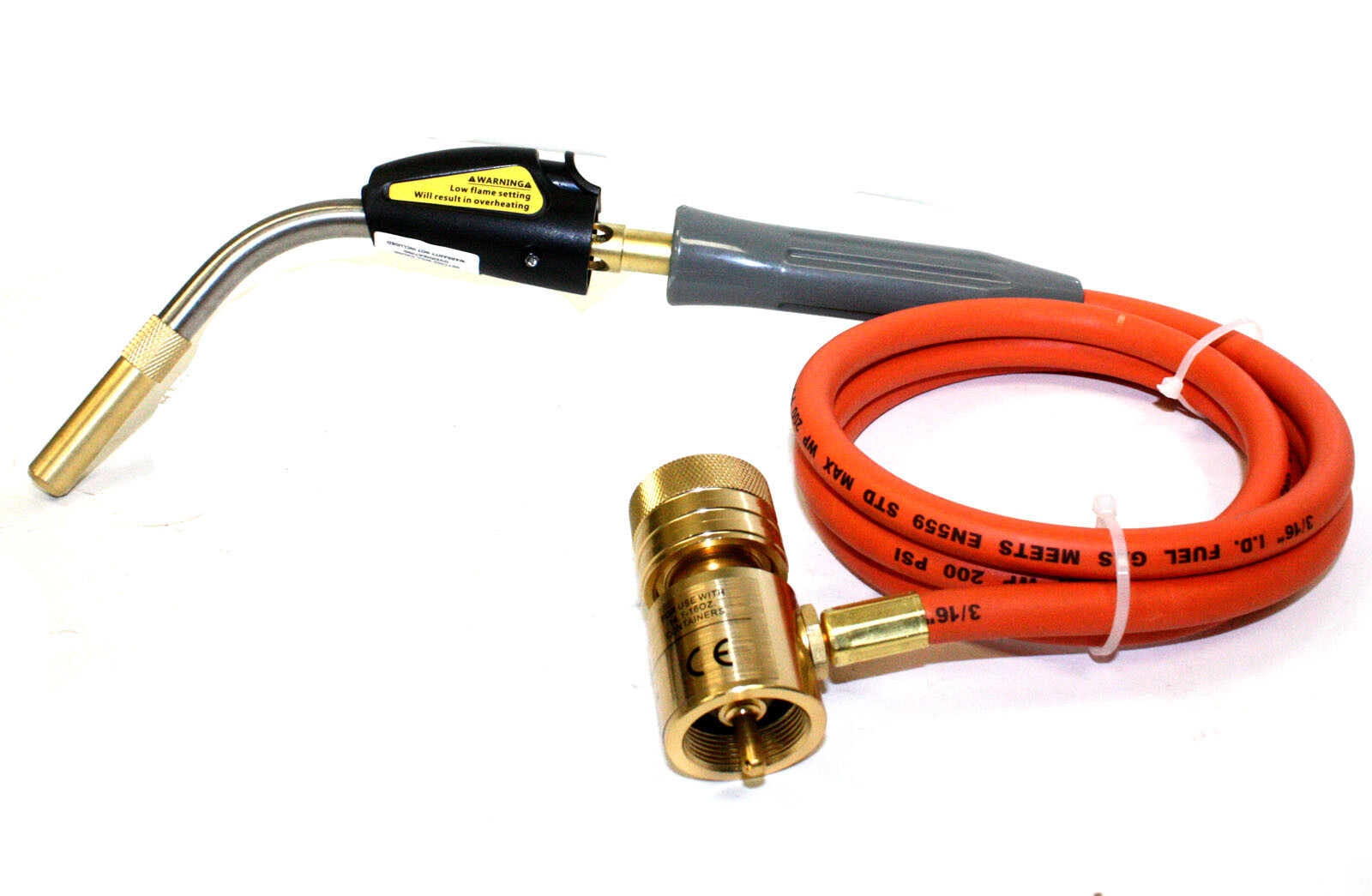 Mapp Propane Welding Gas Anaerobic Frame Welding Torch W/ 5′ Hose
