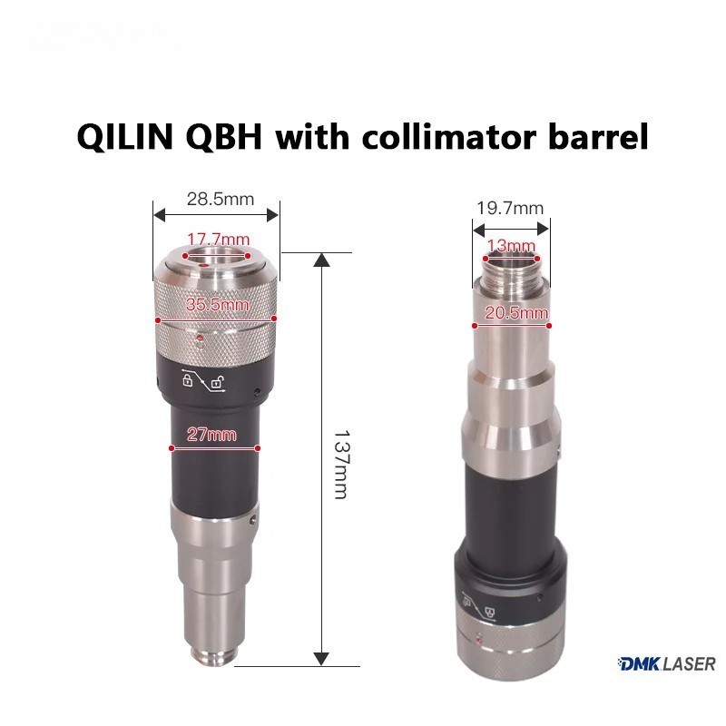 Laser QBH Collimator Fiber QBH connector Assembly For QILIN Handheld Weld Part