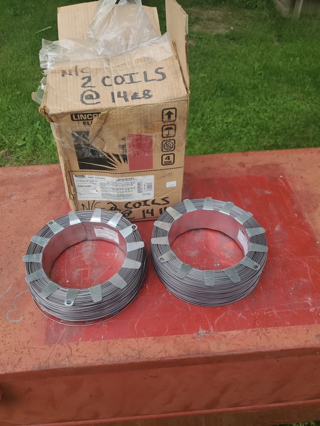 LINCOLN ELECTRIC 5/64″ 2.0mm Innershield NR203 Flux-Core Welding Wire 28 lbs
