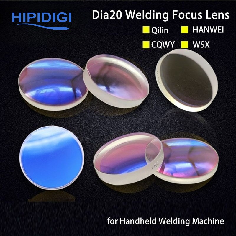 Laser Welding Focusing Collimation Lens Hand-held Dia20x3.5 20×5 QILIN CQWY WSX