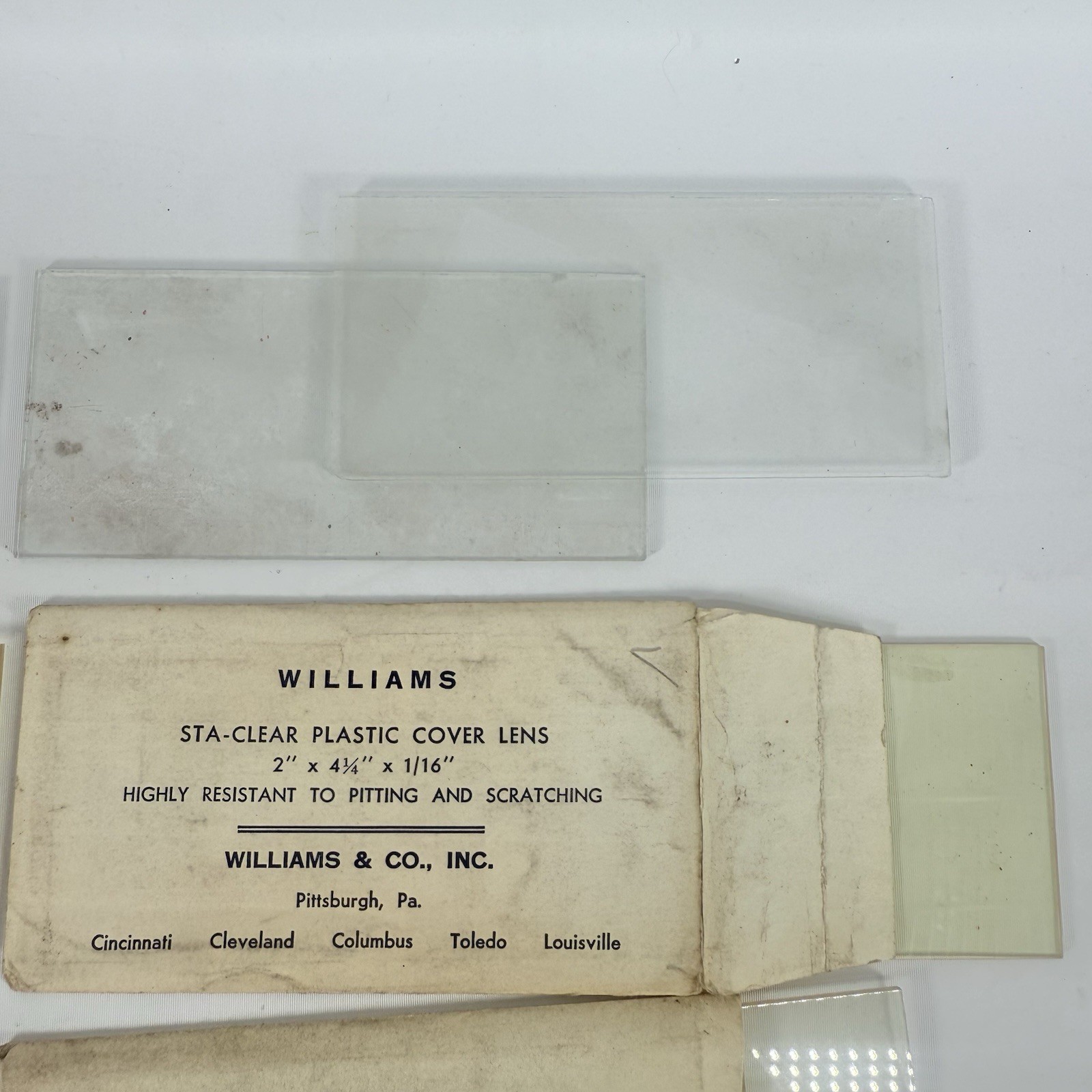 Vintage Welding Lenses Cover Plates Steampunk Thermacote Williams Estate Lot