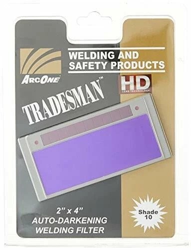 ArcOne T240‑10 Tradesman Auto-Darkening Welding Lens 2×4.25″ Horizontal Shade 10
