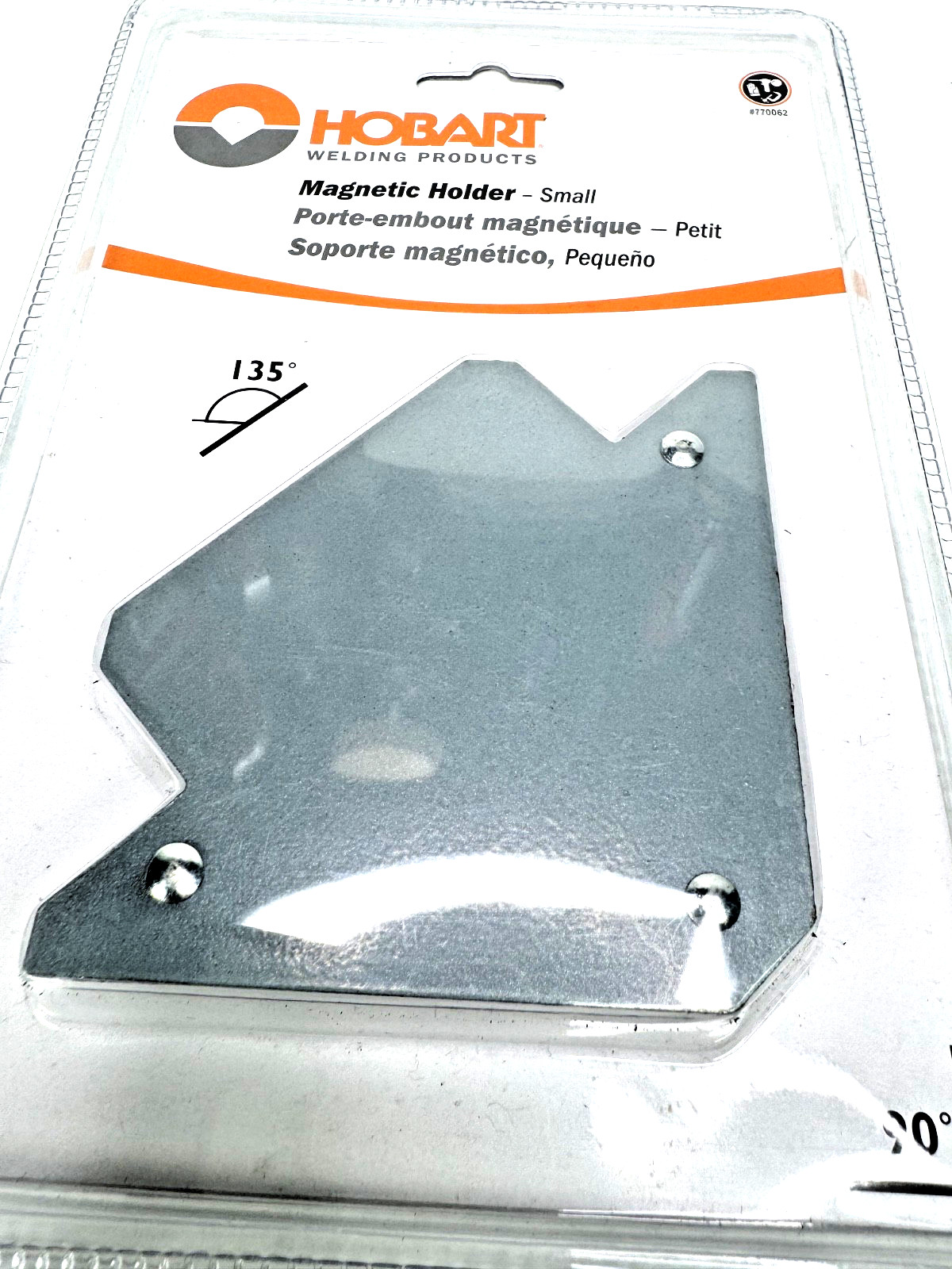 Hobart Welding Products Small Magnetic Holder (45/90/135 Degree Angles) #770062