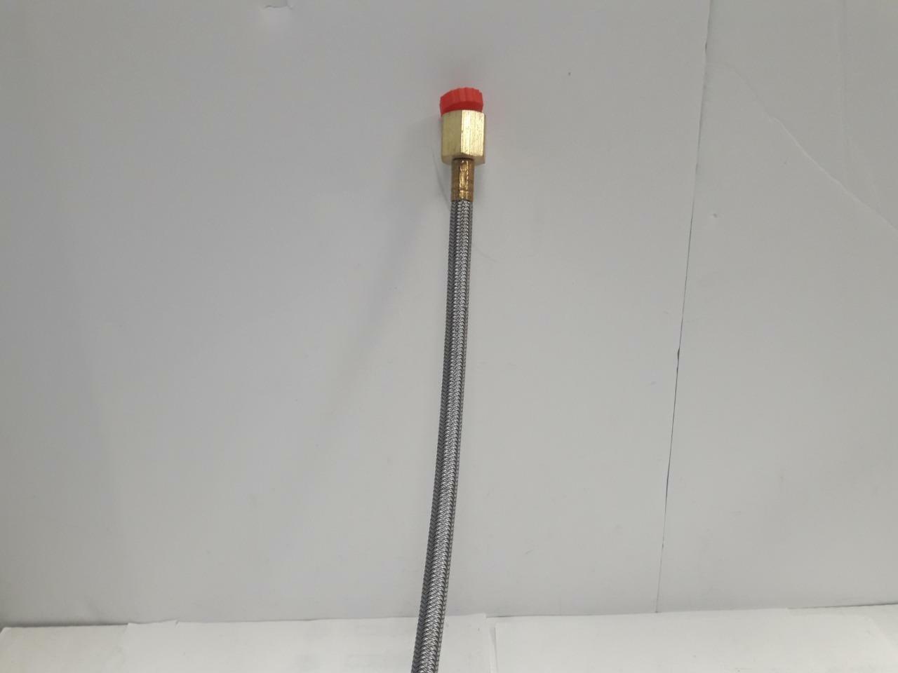 24 INCH, HIGH PRESSURE GAS HOSE BRAIDED 1/4 NPT M/F 3000 PSI USA SELLER
