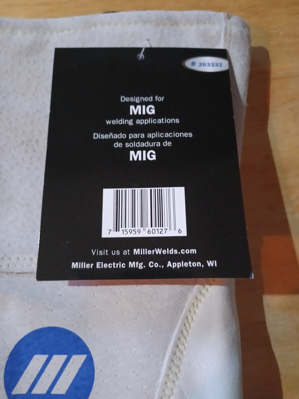Miller Genuine MIG (Lined) Gloves – 1 pair. Large size. Brand new.