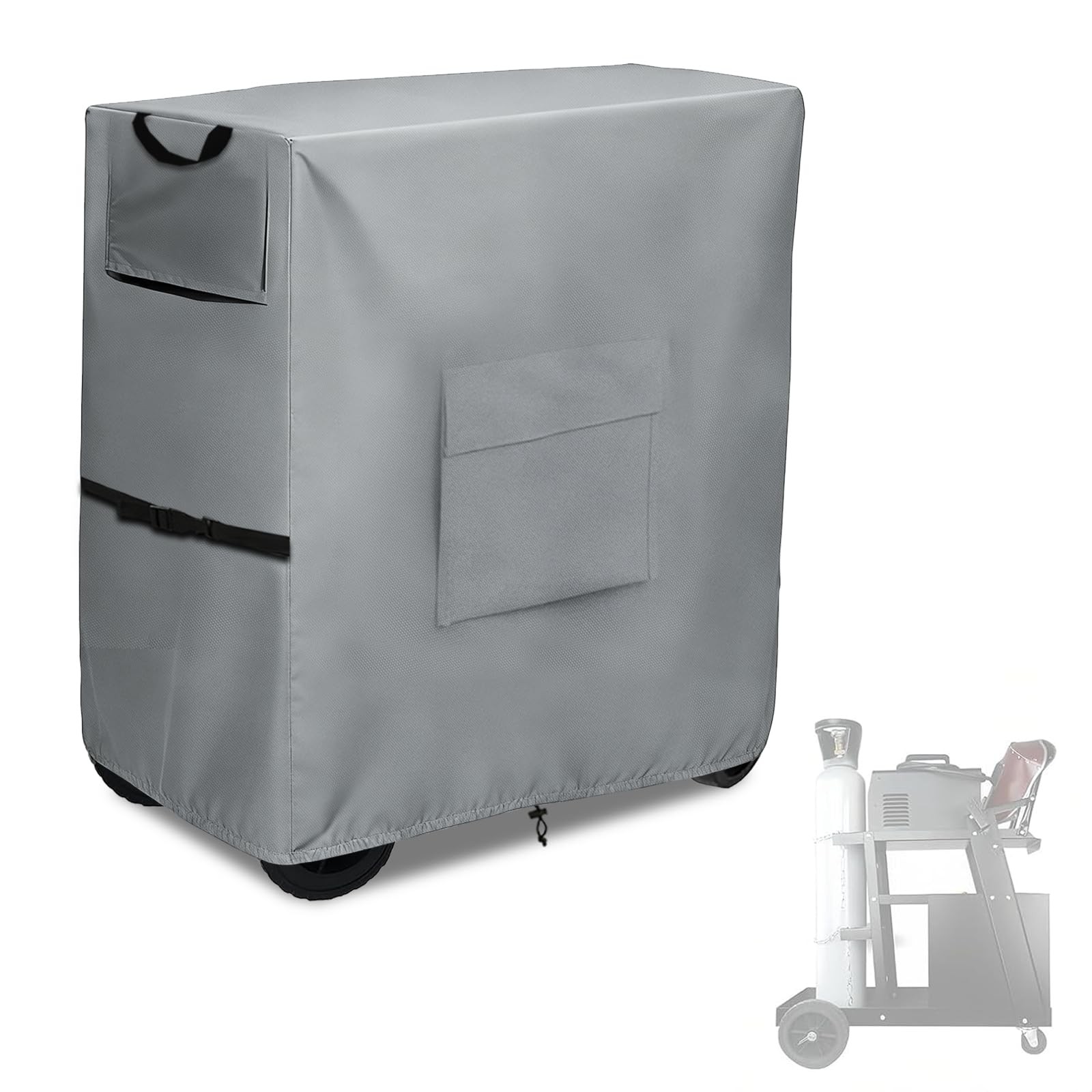 Welding Cart Cover,3-Tier Welder Cart Protective Cover for Tig Mig Most Plasm…