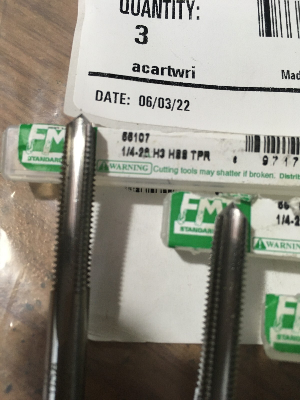 (3) FMT® – 3/32″ HSS 135 Split Point Black Oxide Finish Heavy Duty Screw