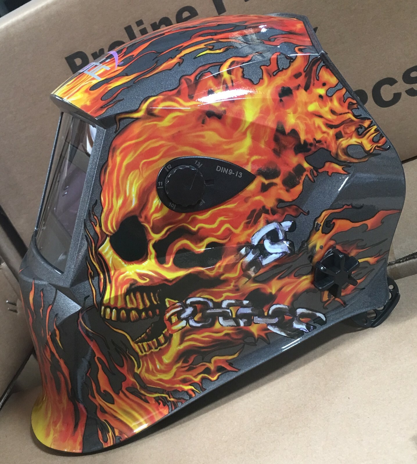SKL700 Solar Auto Darkening Shade 9 to 13 Welding/grinding Helmet 4 sensors