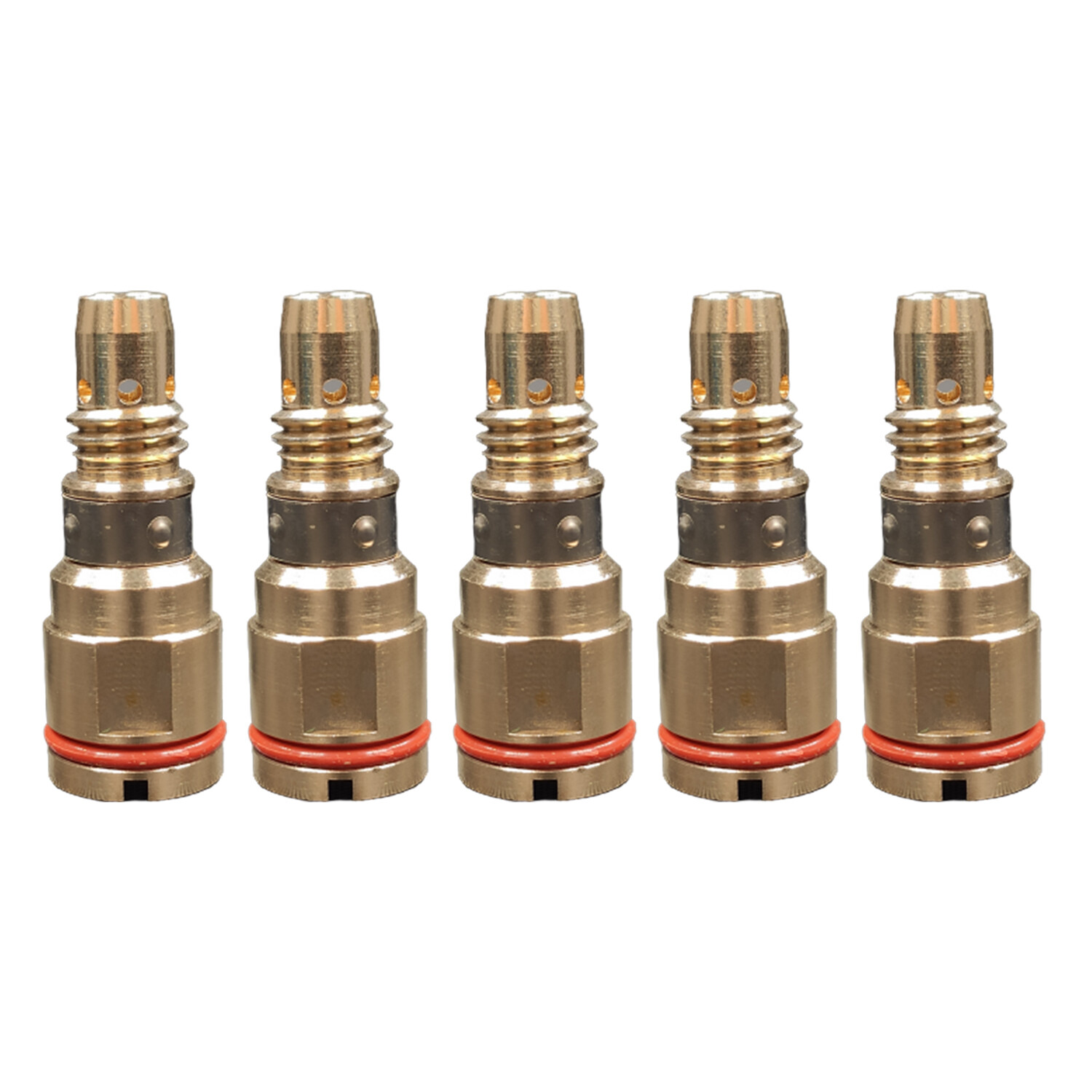 5-pk D-M250 Gas Diffuser AccuLock MDX for Miller MDX-250 MIG Welding Gun
