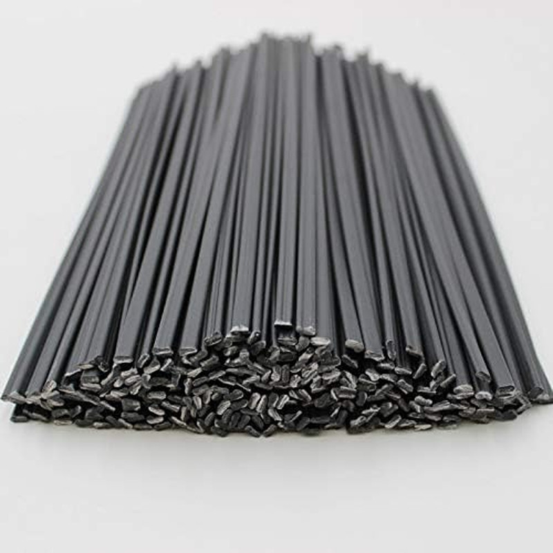 9.8 Inch Black PP (Polypropylene) Plastic Welding Rods for Car Bumper Repair Too