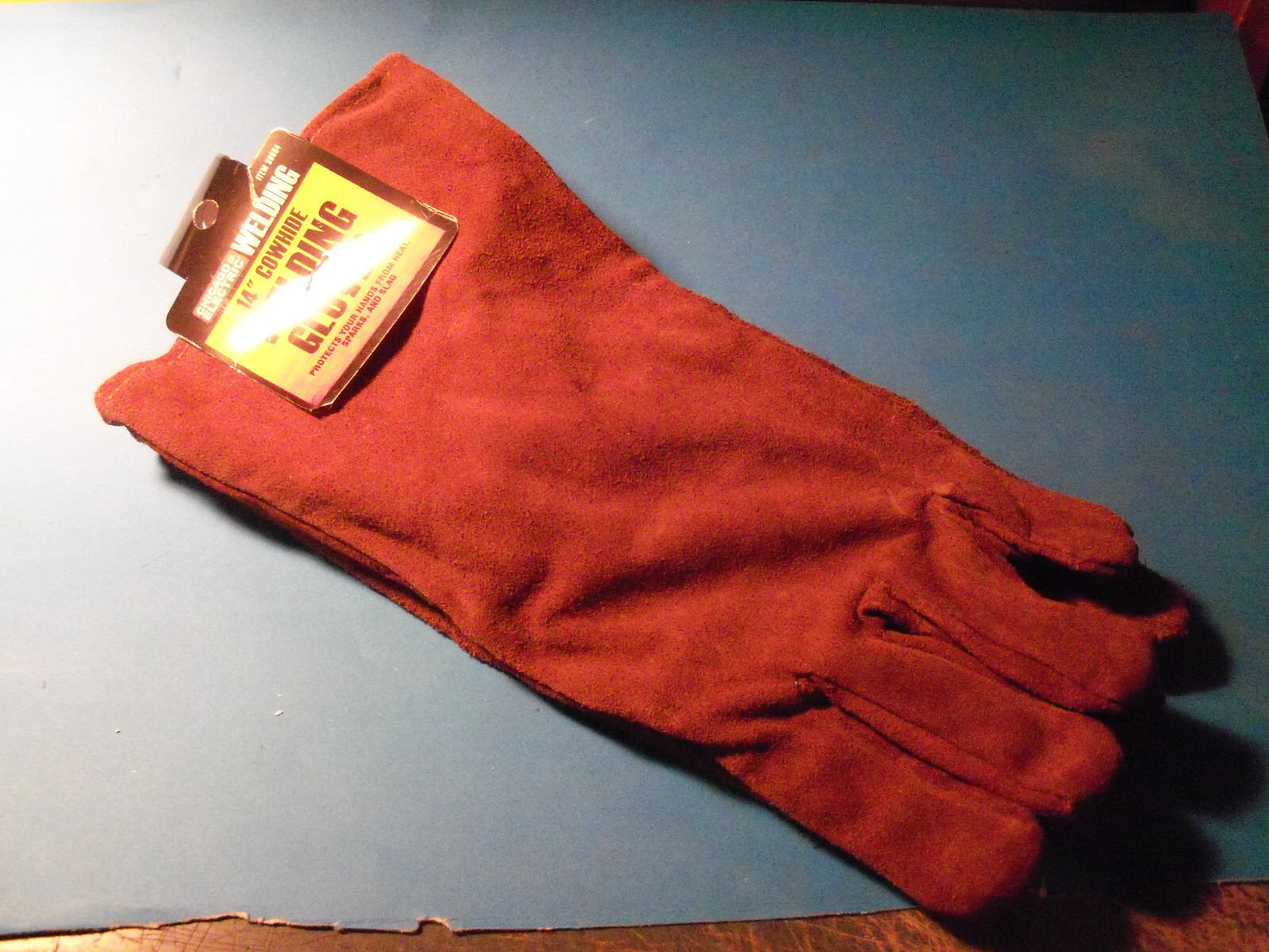 NEW Premium Welding Gloves TAN / BROWN Leather MED / LARGE 39664
