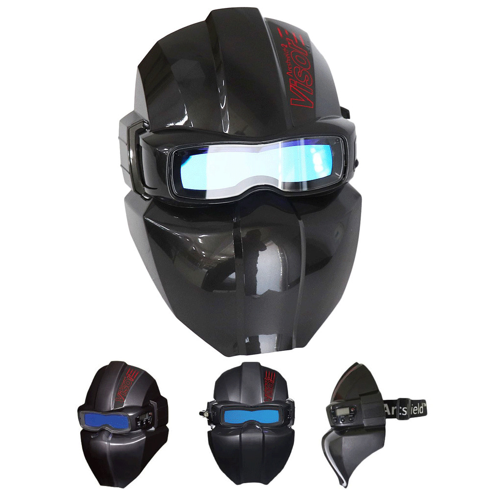 Auto Shade Darkening Welding Goggle Servore Arcshield-2 Visor Black Made Korea