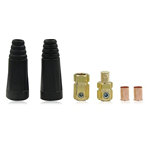 Welding Cable Quick Connector Pair DINSE-Style 200A-300A (#4-#1) 35-50 SQ-MM 2-P