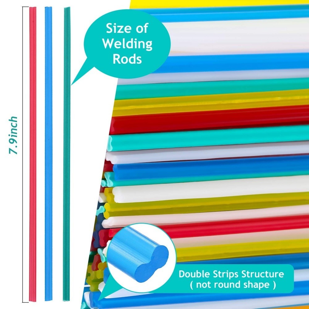 50pcs Polypropylene PP Plastic Welding Rods for Washing Machine Repair 20cm