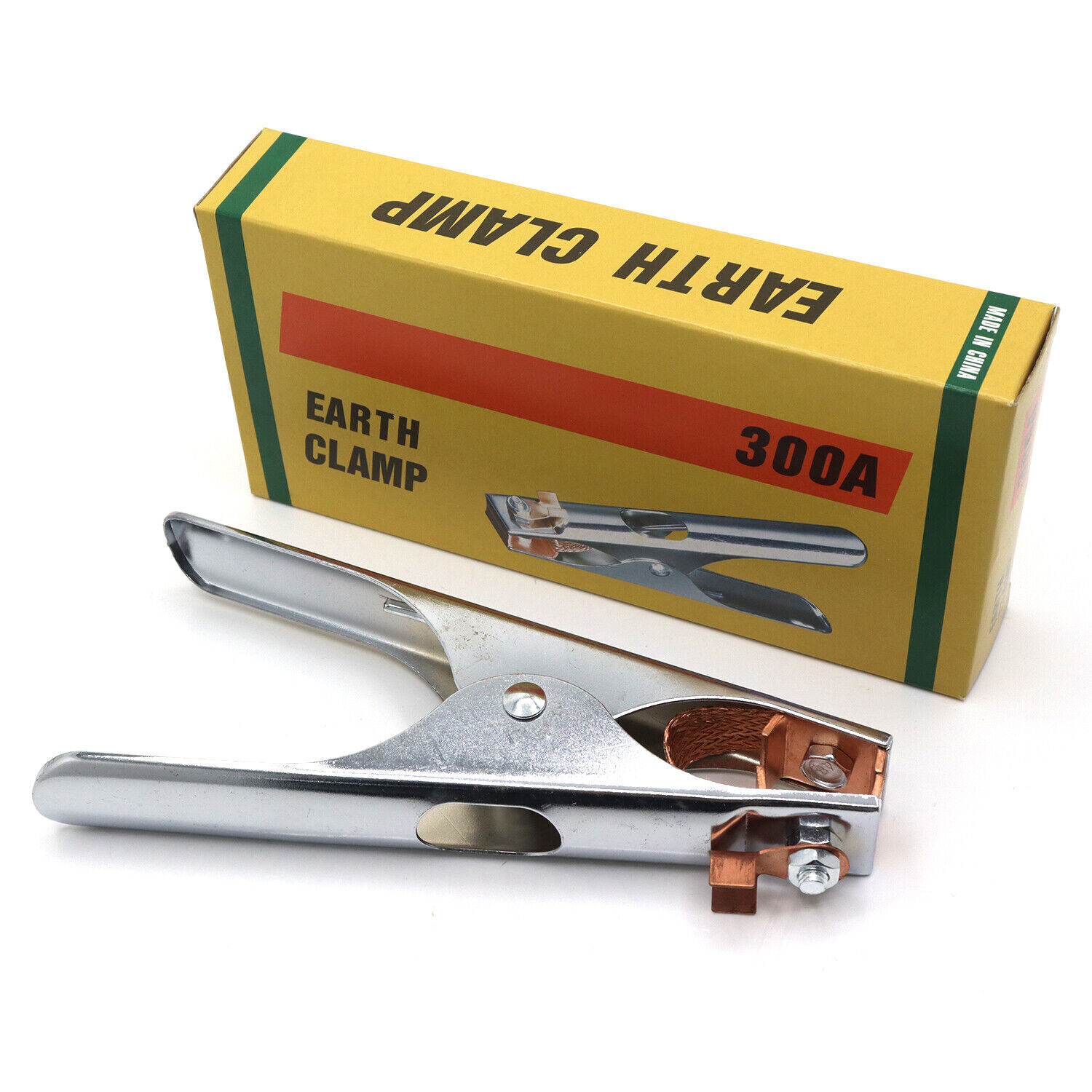 NEW 300A Copper Earth Ground Clamp Welding