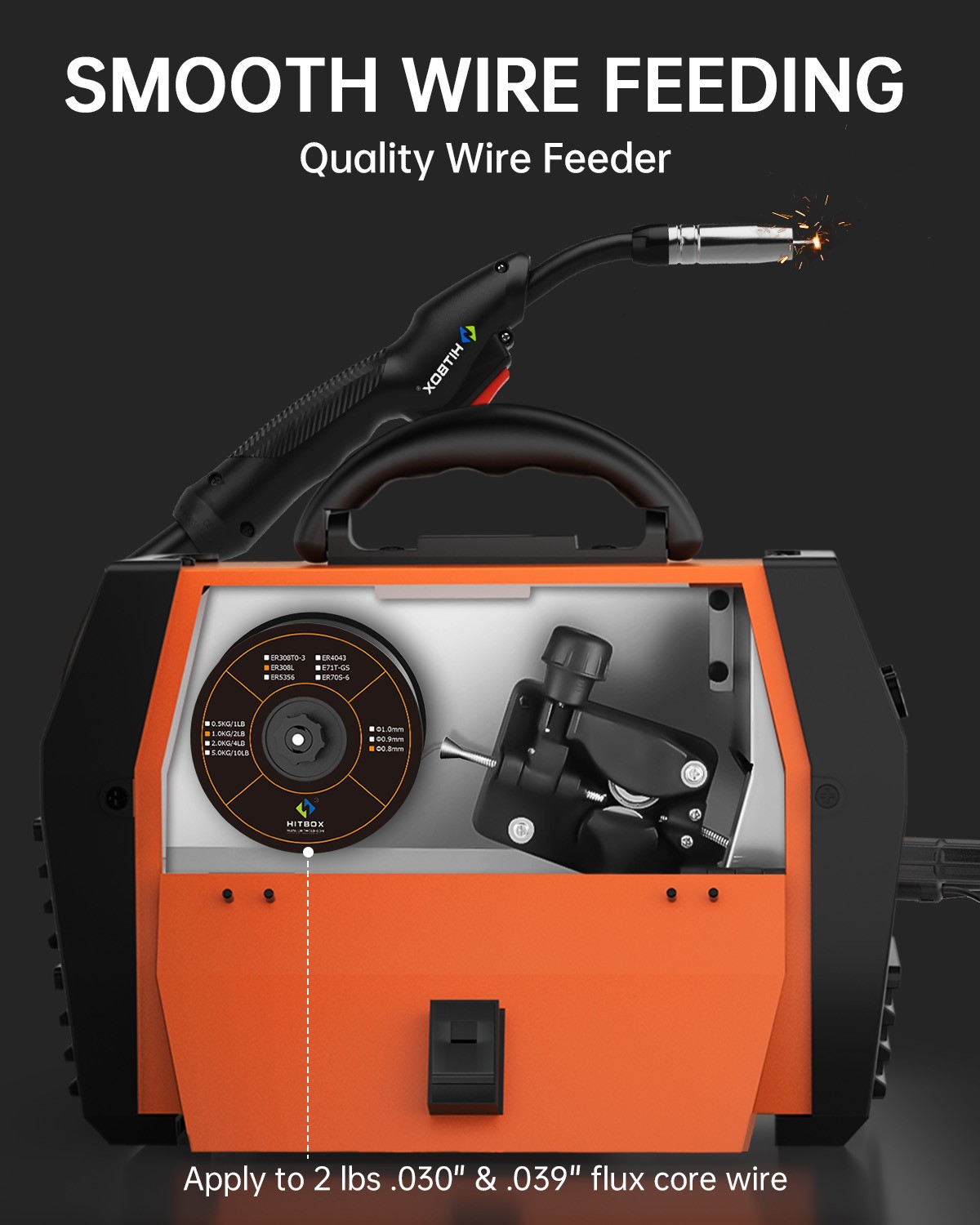 3in1 HBM1200 MIG TIG Welder Gasless Inverter 110/230V Stick TIG &Welding Helmet
