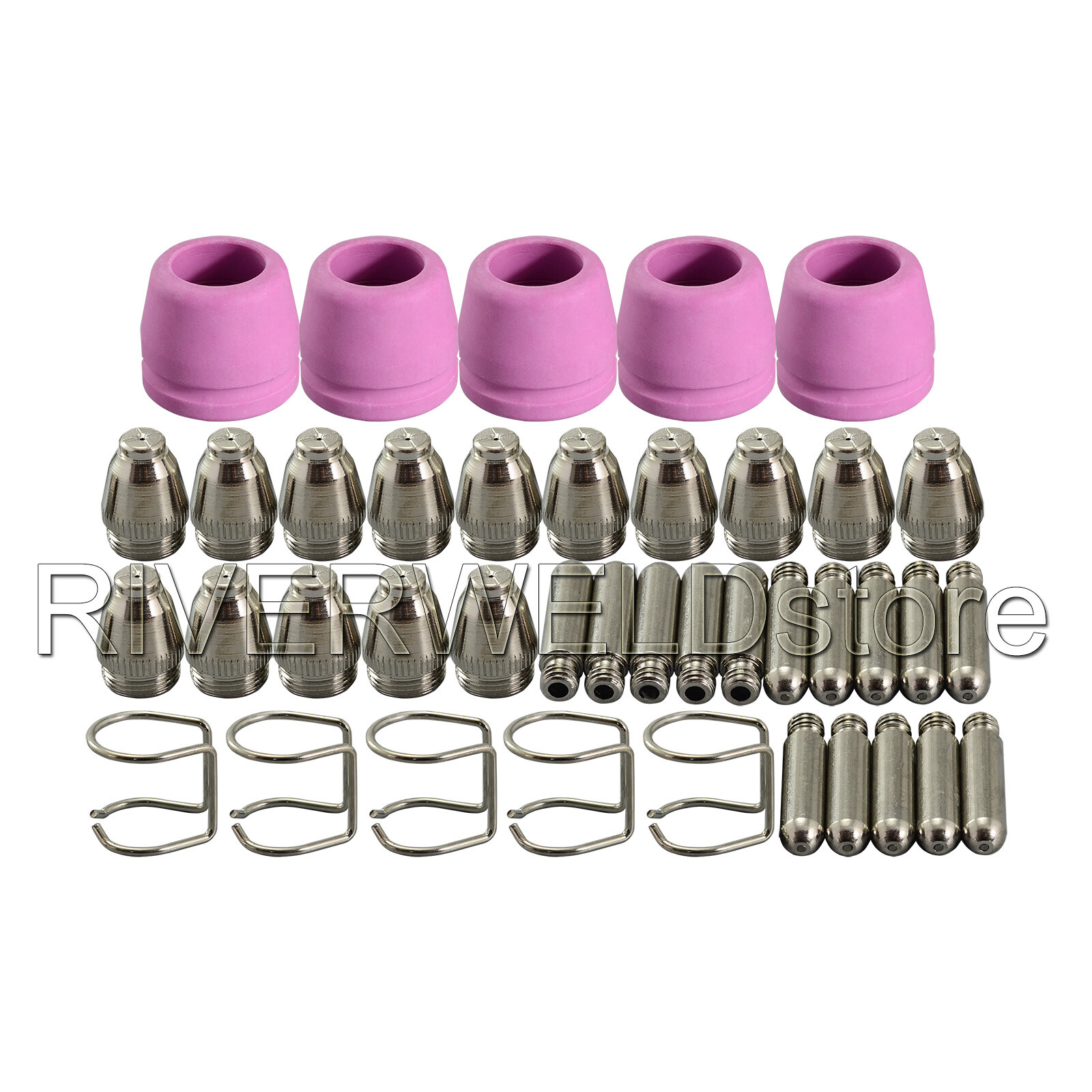 WSD-60P WSD-60 Plasma Cutter Cutting Consumables KIT TIPS 1.2 60Amp 40pcs